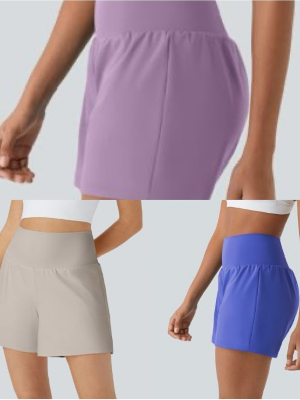 Halara SoftlyZero Airy high waisted 5” shorts  3 pairs